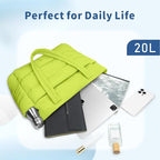 TOPDesign Puffer Tote Bag for Women, Lightweight Puffy Handbag with Compartments, Quilted Shoulder Bag for Work, Travel, Gym