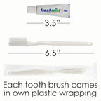 Moda West 24 Hygiene Kits - Bulk Case of Wholesale Basic Toiletry Kits for Men, Women, Travel, Charity 5 Pc A Kit