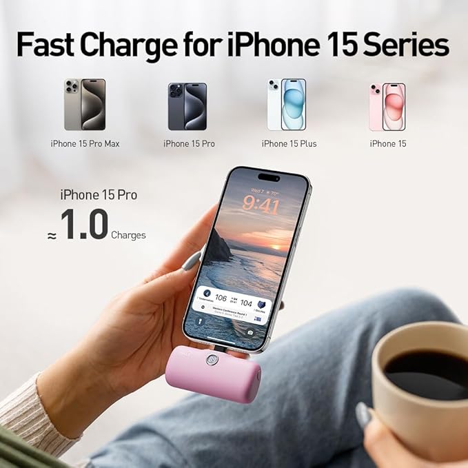 iWALK USB-C Portable Charger for iPhone 15