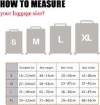 Morbuy Luggage Cover for Suitcase, Modern Solid Color Business Suitcase Cover Protector Fit 18-32 Inch Luggage, Baggage Covers with Zipper for Travel (XL(29-32inch suitcase),Brown)
