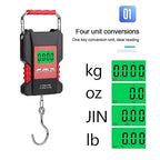 Luggage Weight Scale, Digital Crane Scale with Hanging Hook, 50kg LCD, USB Rechargeable, Luggage, Waterproof Electronic,for Travel