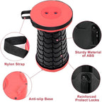 VOLIXOD Foldable Telescoping Stool Portable, Retractable Stool for Adults, Upgraded Collapsible Folding Seats with Load Capacity 550lbs, Camping Stools for Adults