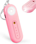 Rechargeable Personal Safety Alarm for Women - 130dB Self Defense Keychain Siren Whistle with SOS Strobe Light, Low Battery Notice - Emergency Security Safe Protection Devices, College Essentials