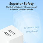 USB Charger Block for Apple iPhone Air 17 16 15 14 13 12 11 Pro Max, 10W USBA Fast Charging Cube Plug Brick for Apple Watch iPhone iPad Airpods and More, 1Pack 2A USB-C Power Adapter, White