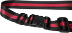 MAGARROW 65" 1.5" Utility Straps with Buckle Adjustable, 4-Pack (RED/Black (4-PCS))