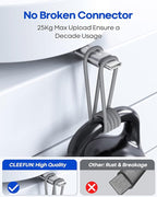 CLEEFUN USB C Cable 6ft, 5-Pack USB A to Type C Charger Cord Fast Charging for iPhone 17 16 15 Pro Max Plus Air 16e, for Samsung Galaxy S25 S24 S23 S22 S21 S20 S10 A17 A16 A15 A56 A55 A26 A35 A36