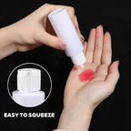 2 Oz Travel Squeeze Bottle with Flip-top Pour Spout, 4Pcs Small Plastic Bottles Refillable Squeeze Bottle for for Lotion, Shampoo, Various Liquids (White)