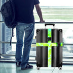 Luggage Straps for Suitcases TSA Approved-2 Pack Bright Personalized Luggage Belt Strap for Suitcase/Carry On Bag Luggage Accessories for Travel (Watercolor-Green)
