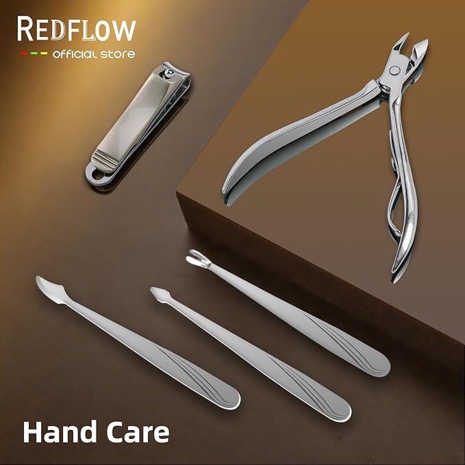 Manicure Set 11 in 1 Stainless Steel Nail Clippers for Men，Manicure Kit for Women，Nail Grooming Kit，Nail Clipper Set，Personal Care Tools（Champagne Colour）