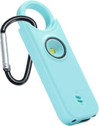 TIPSEAN Personal Safety Alarm - 135dB Ultra Loud Siren with LED Strobe Light, USB-C Rechargeable, Compact Keychain Alarm for Women/Men, Emergency Flashlight & Vibration Alert(Blue)