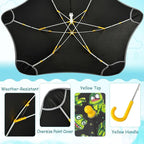 ALAZA Kids Umbrella Stick Umbrellas Cute Umbrella for Boys Girls Toddler UV/Sun Rain Windproof