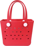 Lightweight Extra large Rubber Beach Bag Small mini Tote Bag for Gym Waterproof medium Open Handbag for Pool Sports