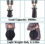 Fishboy Upgraded Collapsible Stool, 400lbs Max Weight, Lightweight But Sturdy, Portable Retractable Folding Telescoping Foldable Camping Stool for Adults Outdoor Fishing Hiking BBQ