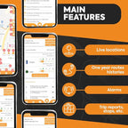 4G-Tracker - GPS Tracker for Vehicles: Car, Motorcycle and Truck | Direct Battery Connection and Built-in SIM | Vehicle Tracking with App, Anti-Theft, Speed Alert | Low-Cost Subscription Plans
