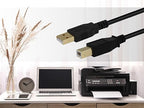 Monoprice 15-Feet USB 2.0 A Male to B Male 28/24AWG Cable (Gold Plated) (105440)