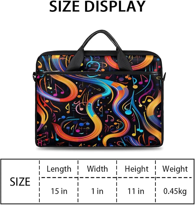Laptop Shoulder Bag for Women Men, Waterproof Computer Case Messenger Bag Briefcase for Business Office Travel