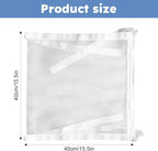 Shoe Drying Bag, Reusable Sneaker Drying Mesh Bags, Laundry Bag for Dryings Shoes, with Zipper Strap for Washing Machine, Shoes, Clothing, for Most Dryers Door(COLOR:white)