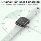 2Pack Green for Apple Watch Charger USB Magnetic Wireless Fast iWatch Charger Portable Compatible with iWatch Ultra/Series 9/8/7/6/SE/SE2/5/4/3/2/1-[3.3FT]