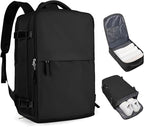 coofay Large Travel Backpack For Women Airline Approved Carry On Waterproof Sports Luggage Casual Daypack Small Hiking Backpack Black
