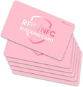 WHonor RFID Blocking Card 6 Pack, One Card Protects Entire Wallet for Women, Credit Debit Card Protector, Anti-Theft NFC Contactless Blocker