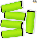 Neoprene Luggage Handle Wraps for Traveling Bright Color Luggage Tags|Handle Wraps|Handle Covers (Limegreen)
