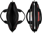 Laptop Shoulder Bag for Women Men, Waterproof Computer Case Messenger Bag Briefcase for Business Office Travel