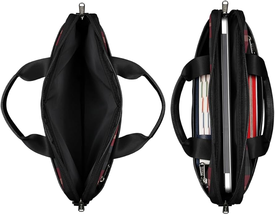 Laptop Shoulder Bag for Women Men, Waterproof Computer Case Messenger Bag Briefcase for Business Office Travel