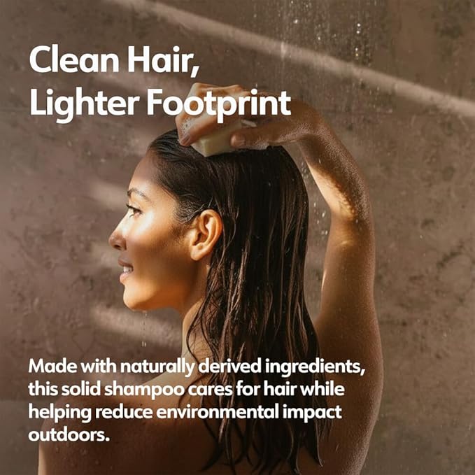 Ecotrail Natural bar soap Natural Shampoo,Organic soap Bar organic soap For Women Conditioner, Environment Friendly Care,Camping Hiking Adventures,90 g (3.2 oz) Lemon,Eucalyptus Canada Made