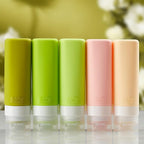 INSFIT Travel Bottles for Toiletries, TSA Approved 3oz Travel Size Toiletries, BPA Free Leak Proof Squeezable Silicone Tubes Travel Essentials for Shampoo Conditioner Lotion Soap