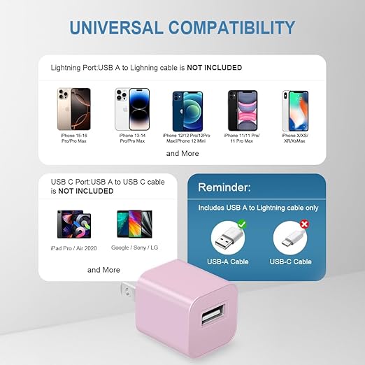 Fast Charger for Apple Watch Charger, 3.2FT Fast Charging Cord with Wall Chargers Plug Block Compatible with Apples Watchs Series 10/9/8/7/SE/6/5/4/3/2/1（Pink）