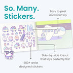 My First Trip 500+ Kids Sticker Book by Cupkin Fun Toddler Travel Activity Coloring and Sticker Book, Road Trip Essentials, 12 Coloring Pages 12 Side by Side Scenes for Ages 2–8 Years