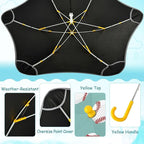 ALAZA Kids Umbrella Stick Umbrellas Cute Umbrella for Boys Girls Toddler UV/Sun Rain Windproof