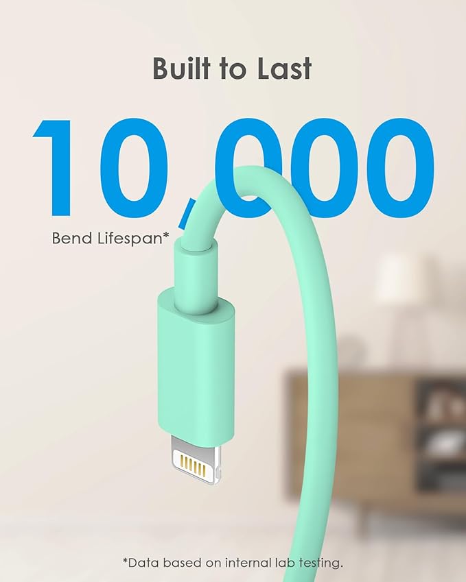 AISNI Fast Charger Block for iPhone 14 13 12 with 10 Foot Fast Charging Cable,MFi-Certified, 20W PD USB C i-Phone Charger 10 ft Compatible with iP14 Plus/14/13/12/11 Pro Max/XSMax (2-Pack Green)