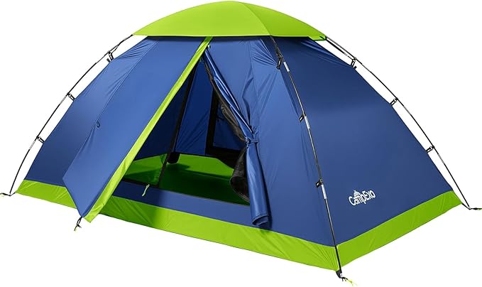 Camping Tent, 1/2 Person Tent, Lightweight Waterproof Backpacking Tent, 5-Minute Setup Outdoor Tent with Carry Bag, Ideal for Camping Hiking