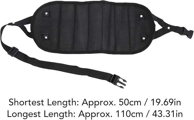 CHICIRIS Foot Hammock for Airplane Travel, Portable Breathable Mesh Footrest with AntiTip Design, 19.69-43.31in Adjustable Length for Office Home and Plane Comfort (Black)