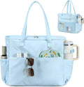 Bluboon Waterproof Beach Tote Pool Bags for Women Ladies Extra Large Carry On Bag With Wet Compartment for Weekender Travel