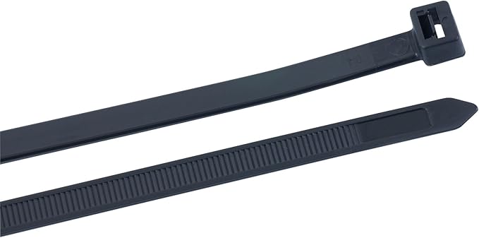 Gardner Bender 45-548UVBSP Spiral Heavy-Duty Nylon Cable Tie, 48", 175 lb. tensile, 10 Pack, UV Black