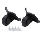 Luggage Wheel Suitcase Replacement Wheels Swivel Silent Rolling Travel Trolley Case Cart Casters 1 Pair A53