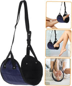HANABASS 2Pcs Portable Airplane Foot Hammock for Travel Comfort Footrest for Long Flights Versatile Desk Foot Support for Plane Train Office Compact Travel Accessories
