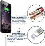 Ximytec [Apple MFi Certified] USB C to Lightning Cable 3Pack 3FT iPhone Fast Charger Type Charging Cord Compatible with 13 Pro Max 12 11 XS XR X 8 iPad,White