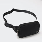 Pander Mini Belt Bag – Ultra Compact, Fits 6.7” Phone, Lipstick, Earbuds, Essentials, Small Crossbody Waist Purse, Black Onyx