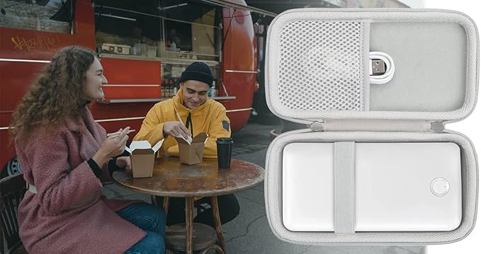 khanka Hard Travel Case Replacement for Anker 347 Power Bank (PowerCore 40K), 40,000mAh Battery Pack, Case Only (White)