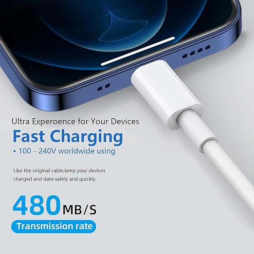 AHDFWI 3 Pack Carplay USB A to USB Type C Cable for iPhone 16E 16 15, iPhone 16 15 Pro Max, 16 15 Plus, iPad Pro 12.9/11, iPad Air 5th 4th Mini 6th Gen Charger Charging Cord（5FT）