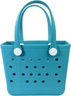 Lightweight Extra large Rubber Beach Bag Small mini Tote Bag for Gym Waterproof medium Open Handbag for Pool Sports