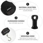 Toyvian Digital Luggage Scale Multifunction Electronic Handheld Hanging Weight Scale Portable 30kg Capacity for Travel Suitcases and Home Use