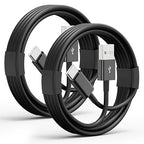 Car Carplay Cable for iPhone 17/Pro Max/Air/16e/16/15 Pro Max/Plus Cable,3FT 2Pack USB A to USB C for iPhone USB C Cord,iPad USB C Cable iPad Pro/Air Android Charger Cord Car Charging Cables,Black