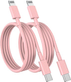 Susnwere USB C to Lightning Cable (2pack 6ft), Apple MFi Certified iPhone Fast Charger 2m, Power Delivery Original Type C Charging Cord for Apple iPhone 13/12/11 Pro/11/XS MAX/XR/8/7/6s Plus,iPad