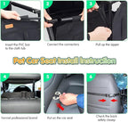 Dog Car Seat Puppy Portable Pet Booster Car Seat with Clip-On Safety Leash and Stable Fram, Anti-Collapse,Perfect for Small Pets