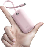 iWALK 4500mAh Portable Charger & 10000mAh Power Bank with Built-in Plug & Cable, Compatible with iPhone 15/16/16 Plus/16 Pro/16 Pro Max, Samsung Galaxy S25/S24/S23 Android