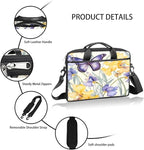 Laptop Shoulder Bag for Women Men, Waterproof Computer Case Messenger Bag Briefcase for Business Office Travel